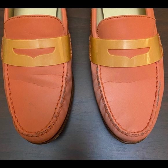Cole Haan Orange Women’s Moccasins sz 9AA - Picture 4 of 9